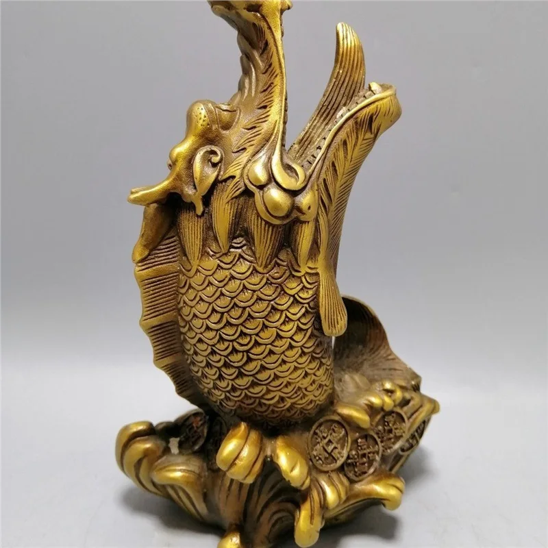 Brass Head , One of Nine Sons of the Dragon, Home Decoration, Office , Gift Ornament