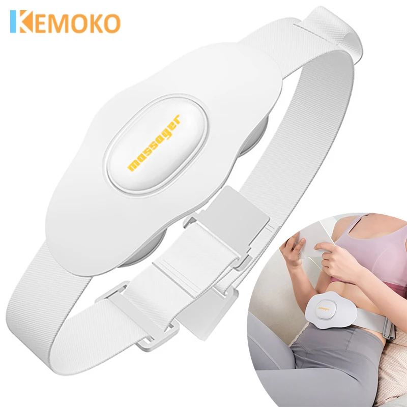 Electric Heating Vibration Lumbar Pulse Massage Device Adjustable Belt Waist Massager Back Lumbar Care Pain Relif Body Massage