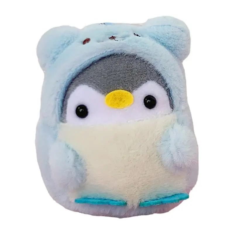 Plush Pendant Keychain Plush Penguin Doll Keychain Soft And Elastic Plush Stuffed Keychain For Car Keys Bags Mobile Phones