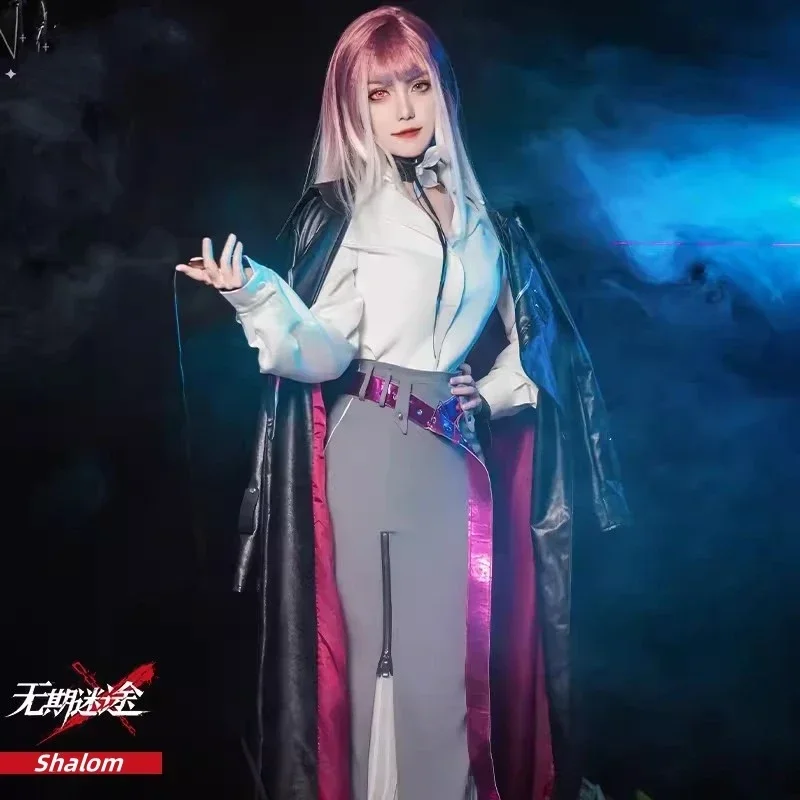 

Anime Path To Nowhere Shalom Cosplay Costume Wig Shirt Skirt Jacket Full Set Uniform Halloween Party Role Play Clothing