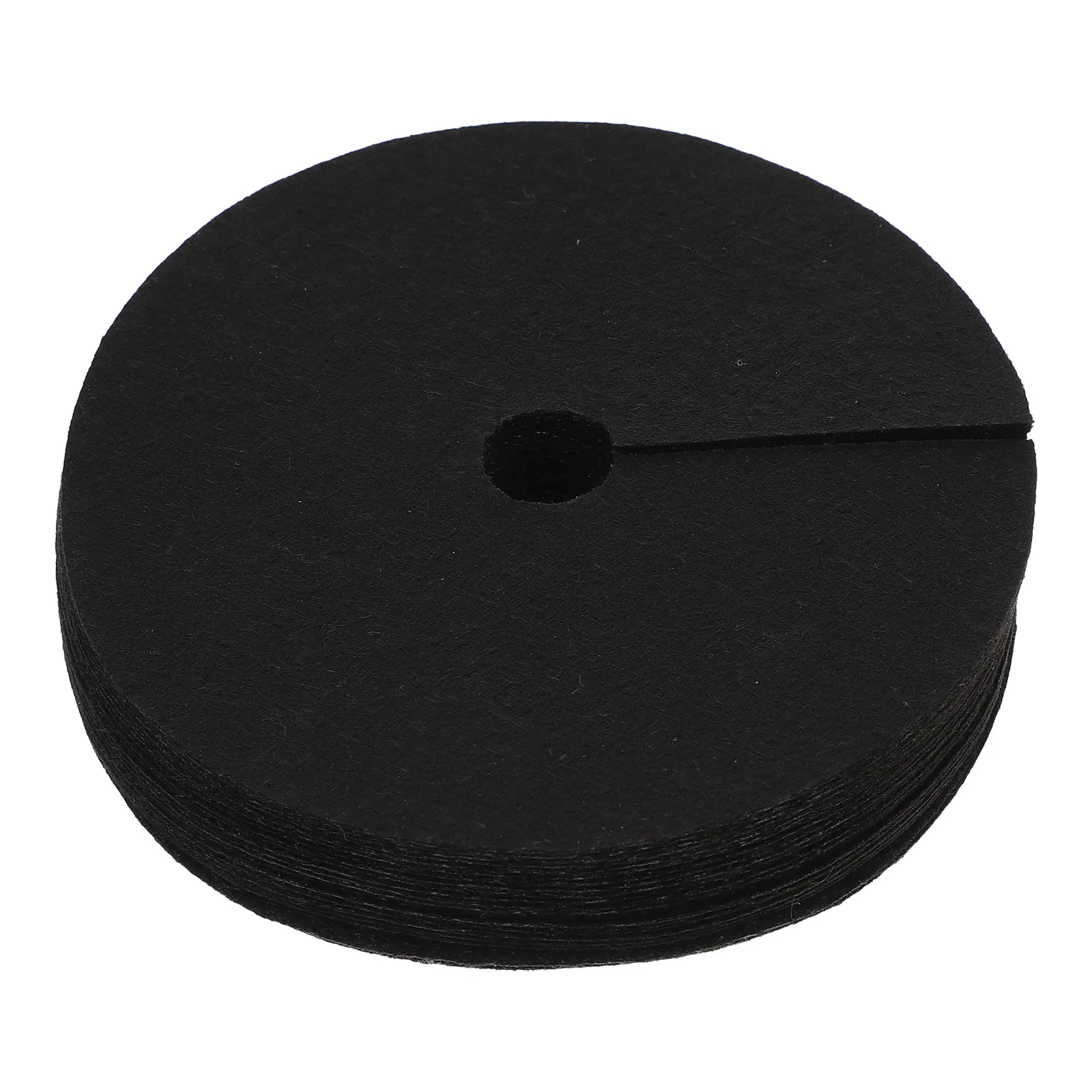 

20 Pcs Anti grass Cloth 15cmx2cm Black Ground Cover Weeding Fabric Tree Ring Garden Control Non woven Plant Growth