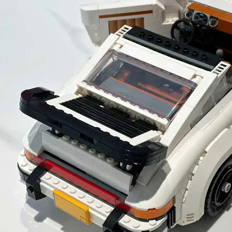 Modelo de coche Retro técnico, 1458 Uds., juego de bloques de construcción, Kit de modelo clásico de carrera 2 en 1 para adultos y adolescentes, juguetes DIY, regalo de Navidad