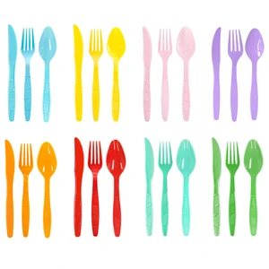 12-En çok satan, çatal bıçak takımı, plastik tatil-no. 12