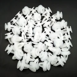 50Pcs Car Door Trim Board Panel Retainer Moulding Clips 8.5mm Hole Push Rivets Auto Fastener Car Clips For Suzuki Mitsubishi