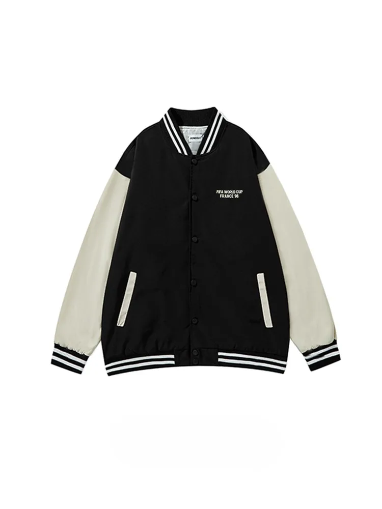 

Baseball Jackets In Pink With White Womens Winter Insulated Rainproof Fashion Textured Punk Casual Lining Skincare Soft