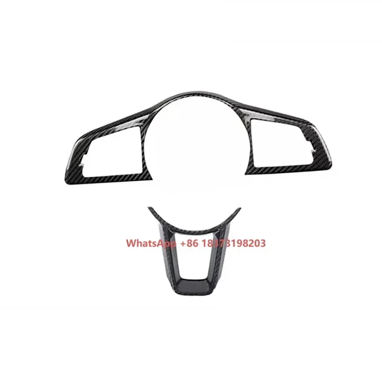 

Dry Carbon Fiber Steering Wheel Covers Interior Kits for Z RZ34 400Z