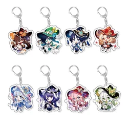 Game Genshin Impact Nahida Wanderer Kamisato Ayaka Venti Klee Cosplay Keychain Accessories Backpack Pendant Prop Badge Key