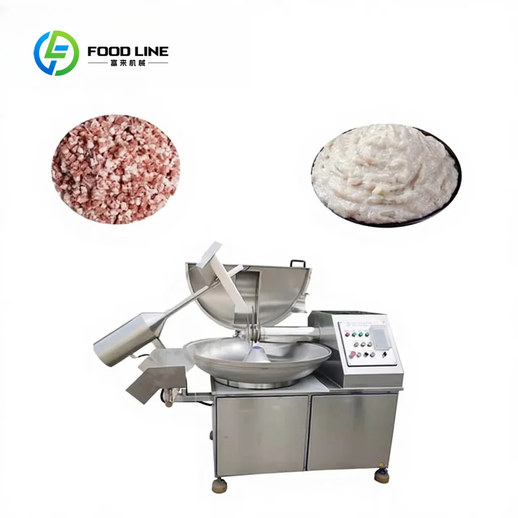 High Rigidity Automatic Bowl Cutter, Commercial Multi-functional Chopper Mixer Grinder for Fish & Meat, Custom & Wholesale