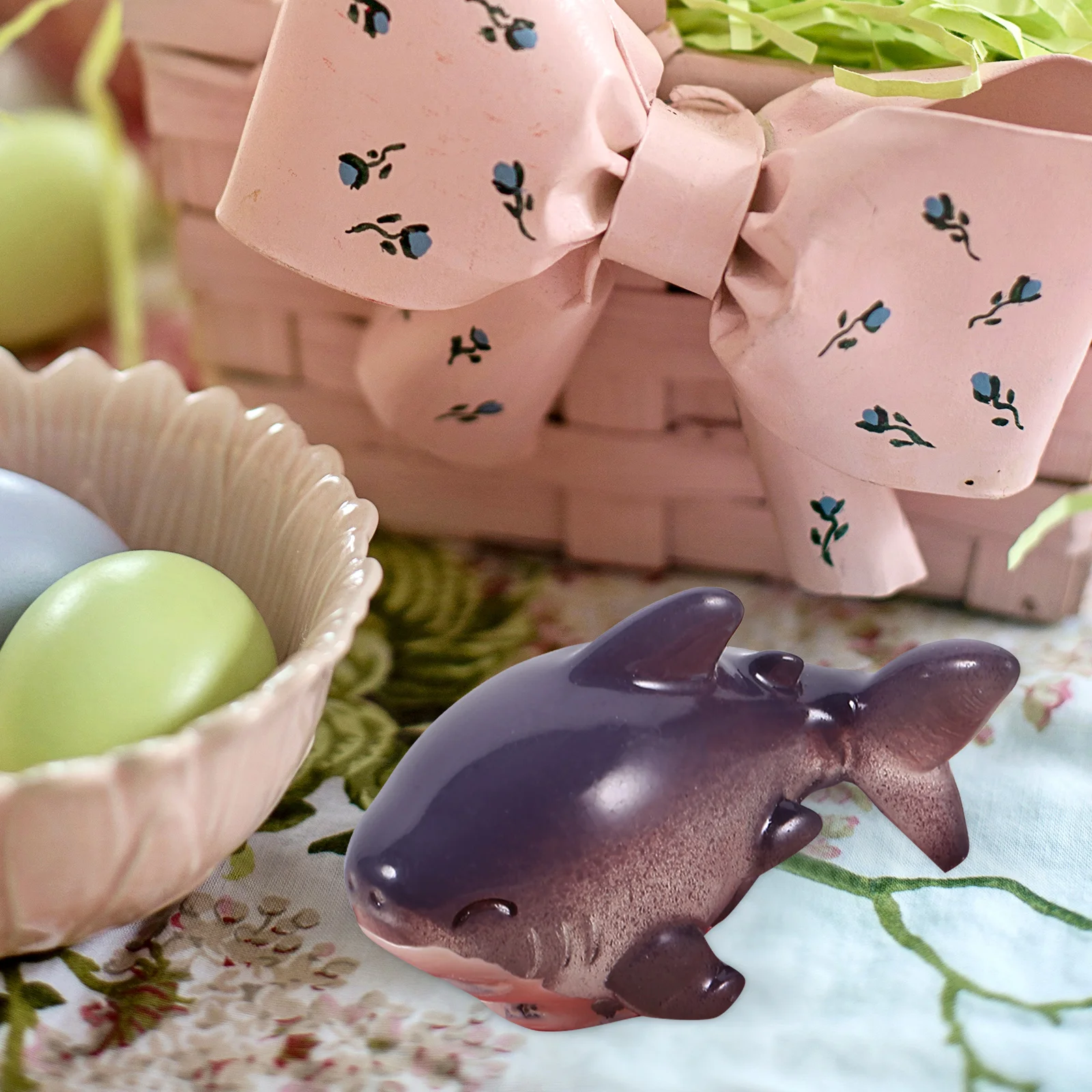 

2Pcs Miniature Shark Figurines Resin Tiny Animals Decor Micro L scape Tabletop Succulents Mini Garden Bonsai Decors Safe Sturdy