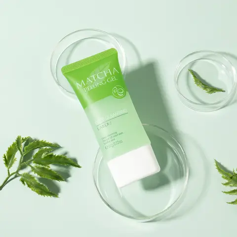 Matcha Peeling Gel Gentle Oil Control Body Face Scrub Cleansing Pores Treatment Acne Remove Blackhead Facial Exfoliation Gel