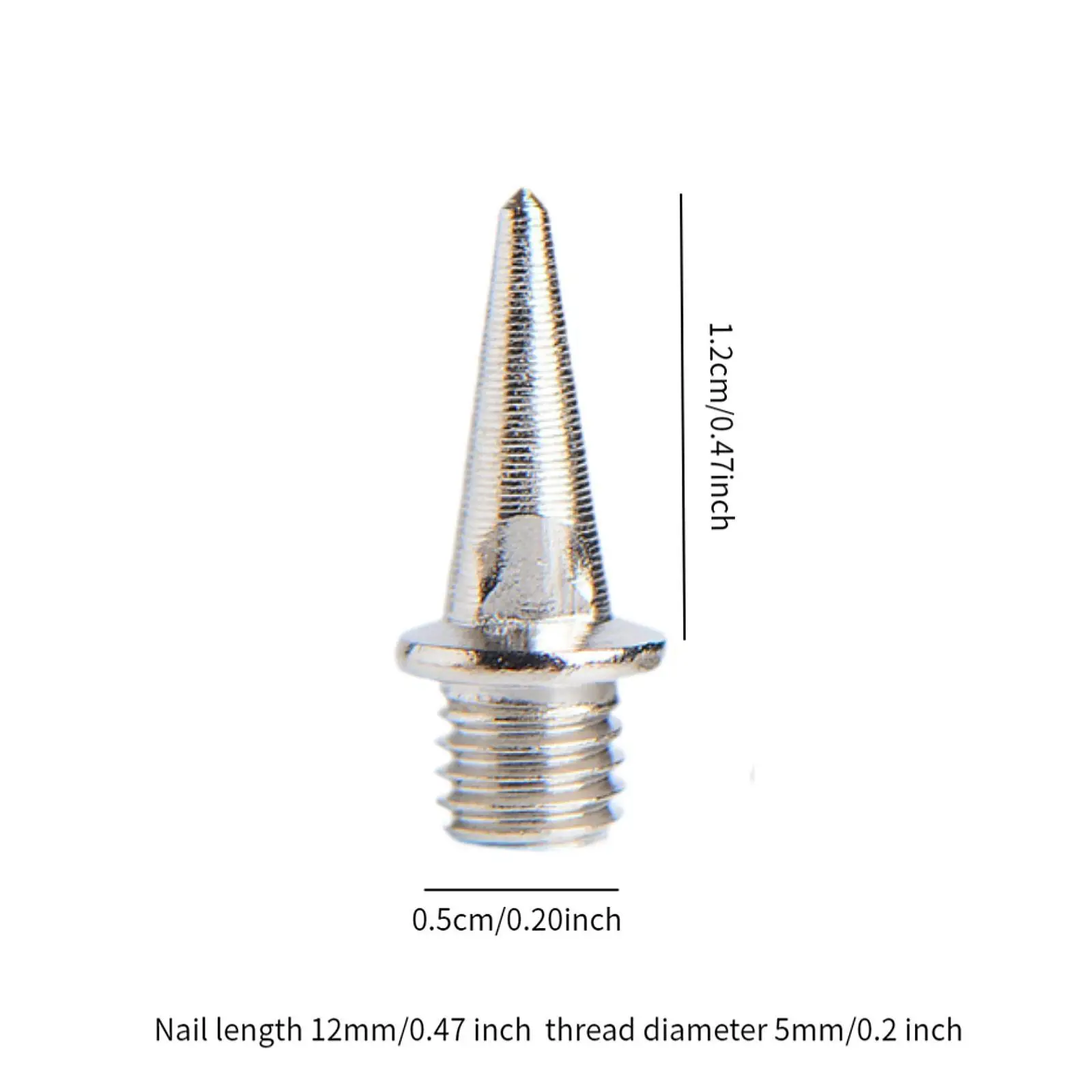 Athletic Track Shoes Spikes 12mm Steel Grip Running Spikes for Sports Competition and Sprinting Athletic Track Shoes Spikes 12mm Steel Grip Running Spikes for Sports Competition and Sprinting