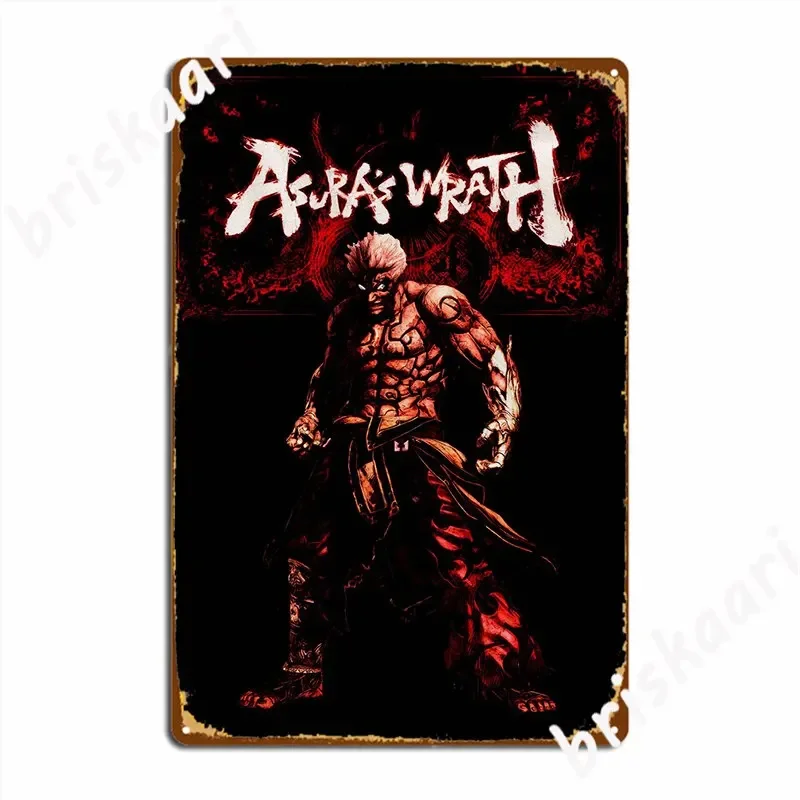 Asuras Wrath Metal Plaque Poster Party Club Home Design Wall Decor Tin Sign Posters