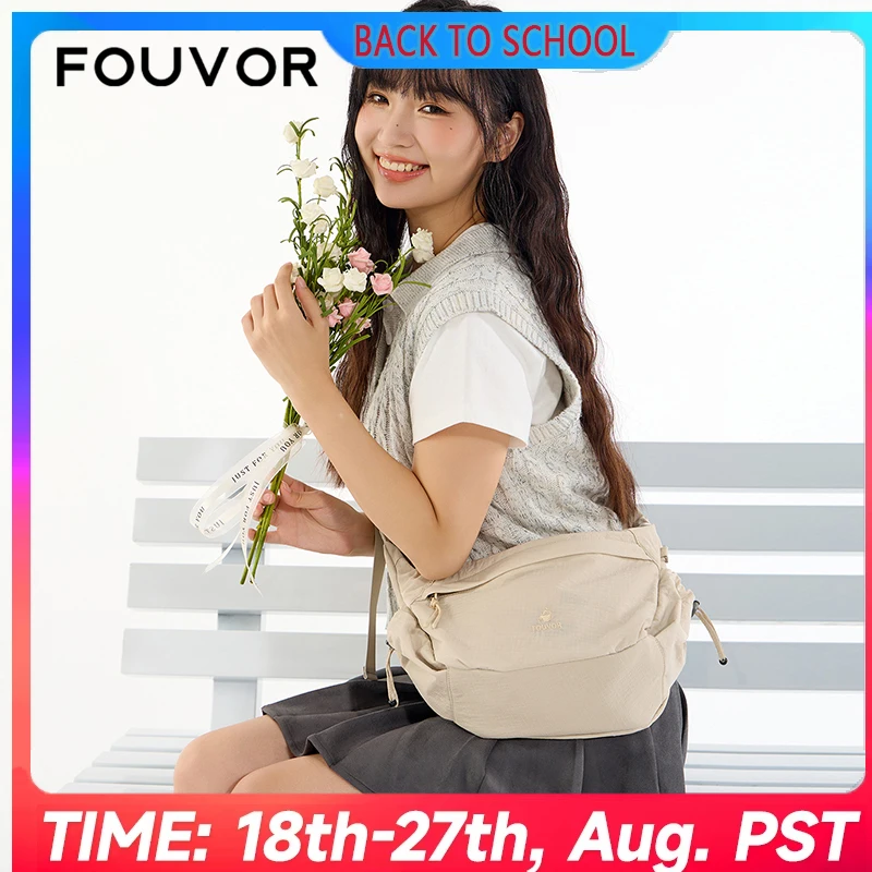 

Fouvor Women's Shoulder Bags Large Teenage Youth Crossbody Bags Nylon Casual Fashion Sports Female Messenger Bag 2025 3059-09
