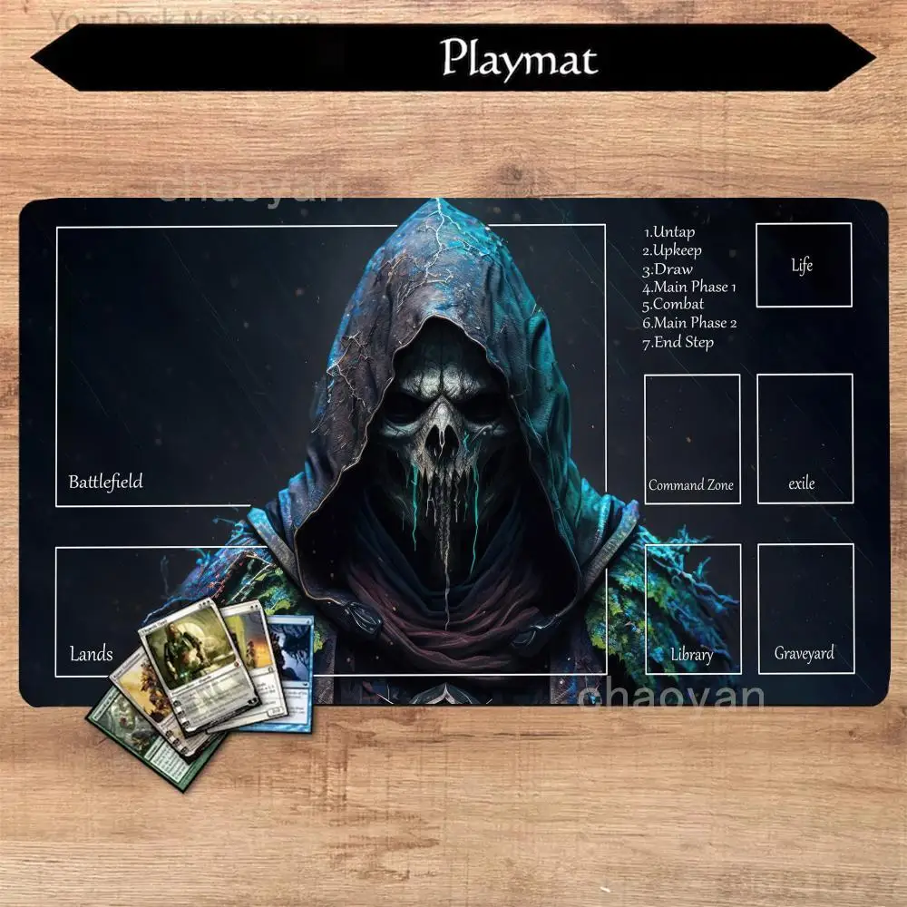 

Playmat MTG playmat Dragon archer Raccoon Mouse mat anti-slip Durable Stitched Edge 35X60CM Desk Mat tapete magic mtg