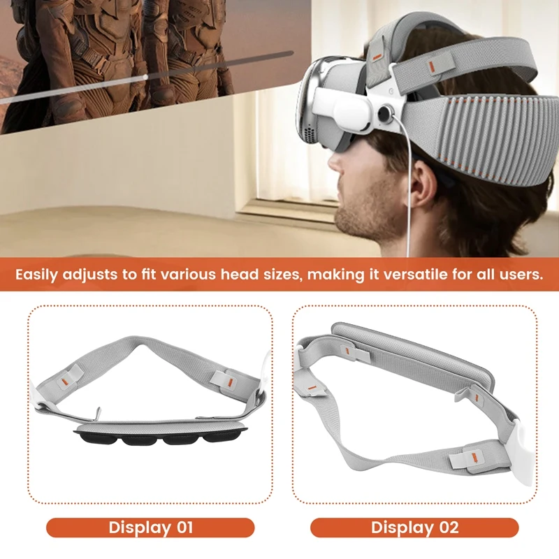 For Vision Pro Adjustable Headband Pressure Distribution & Decompression Accessory For Headgear For Enhanced Comfort