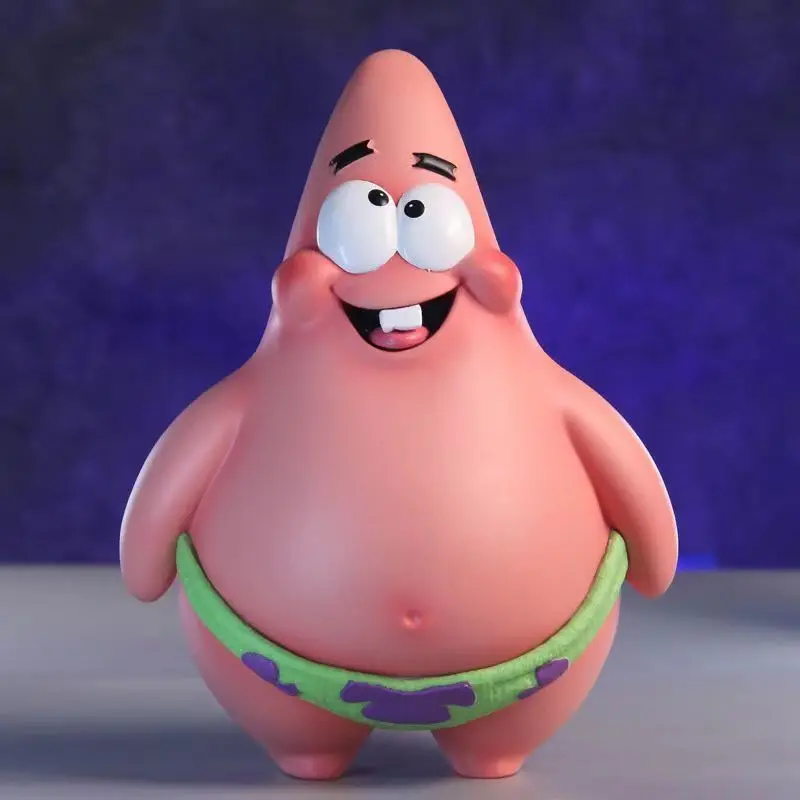 Anime Patrick Star Toys Anime Sponge Bob Square Pants Figurine Action Figures Anime Figure Statue Model Collection Kids Toys ﻿