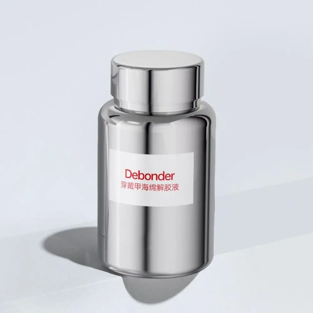 ใหม่ 80ml กาวเล็บ Remover Quick ฟองน้ําเล็บ Remover ลบกดบนเล็บอุปกรณ์เครื่องมือกดบนเล็บ