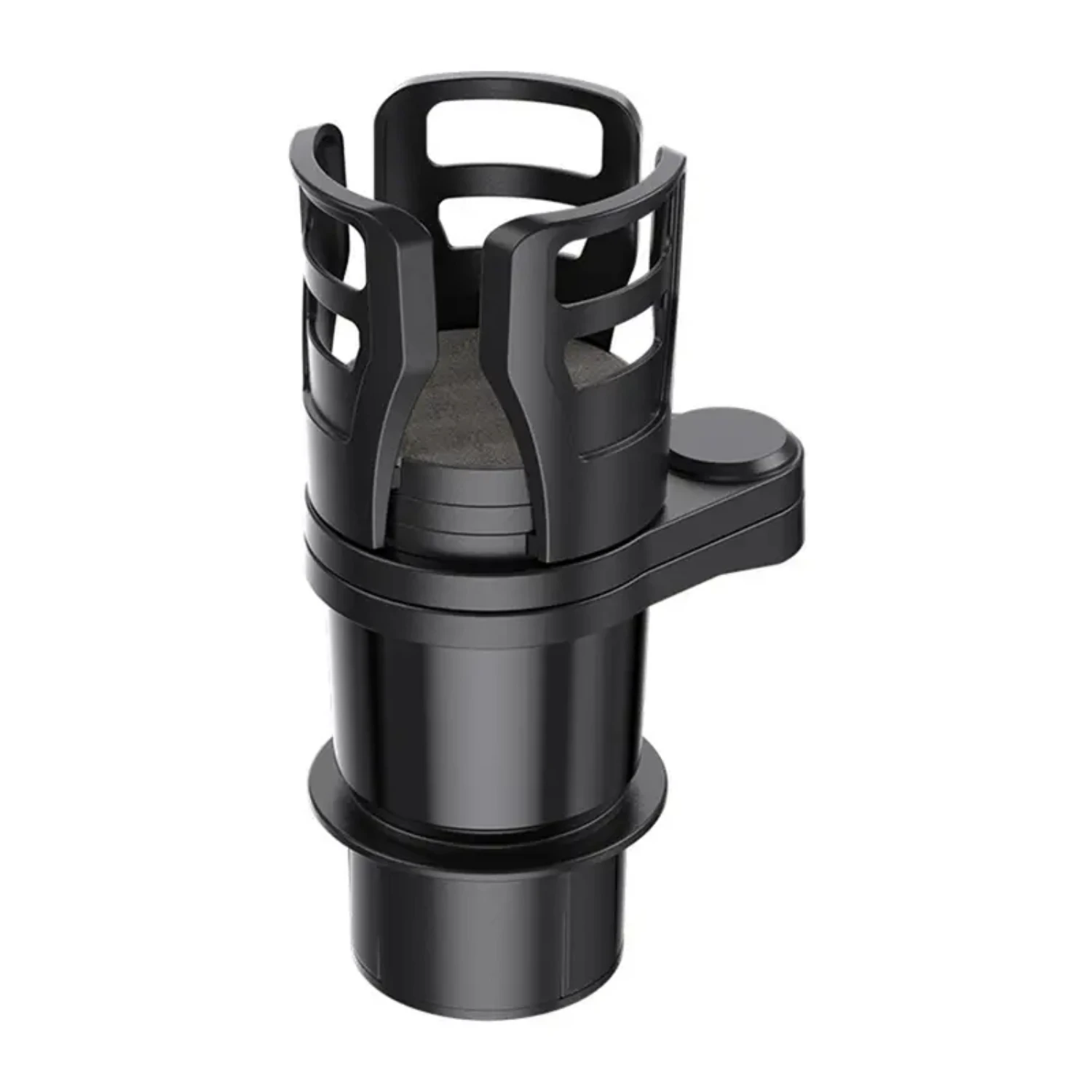 Portable and Adjustable Double Layer Universal Cup Holder Rack with 360 Degree Rotatable Bottle Holder for Stroller and Car - Mu