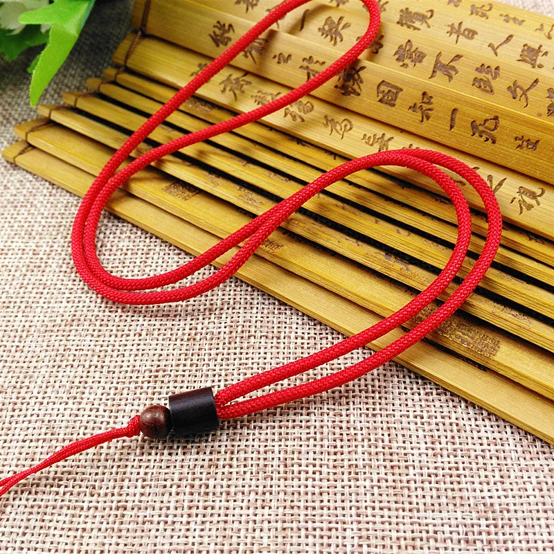 3pcs Hand Knited Necklace silk thread knot cord For Pendant-Sandalwood barrel