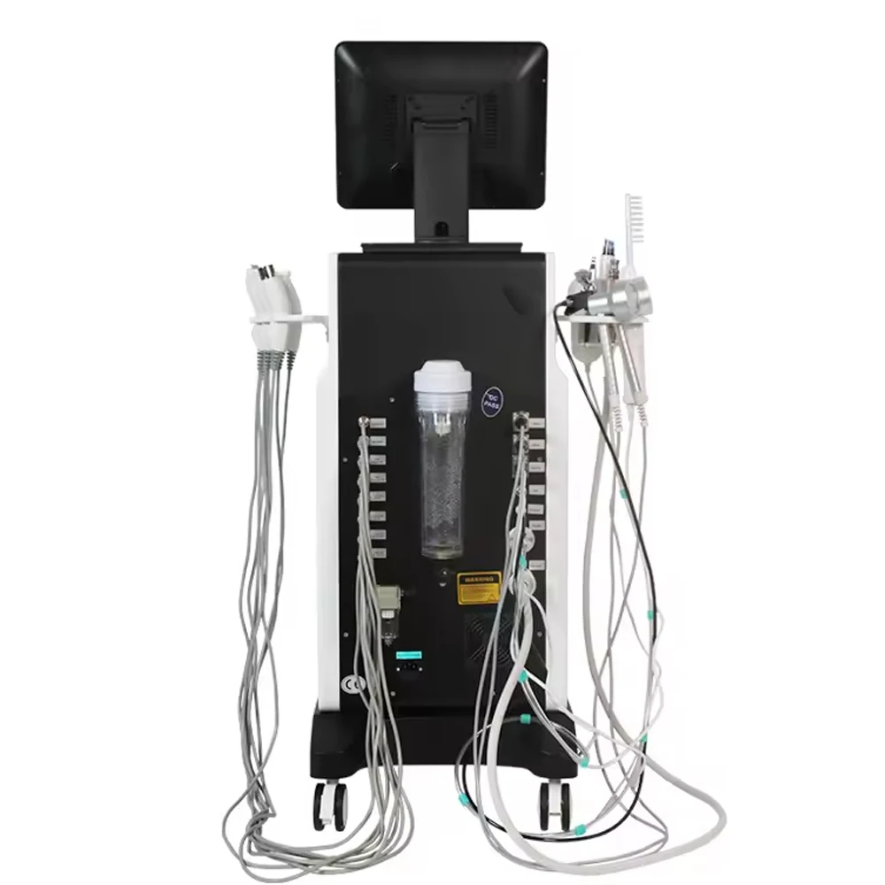 15 in 1 Hydrofacial Machine Water Dermabrasion Deep Cleansing Blackhead Removal Face Lifting Professional Beauty Salon Device