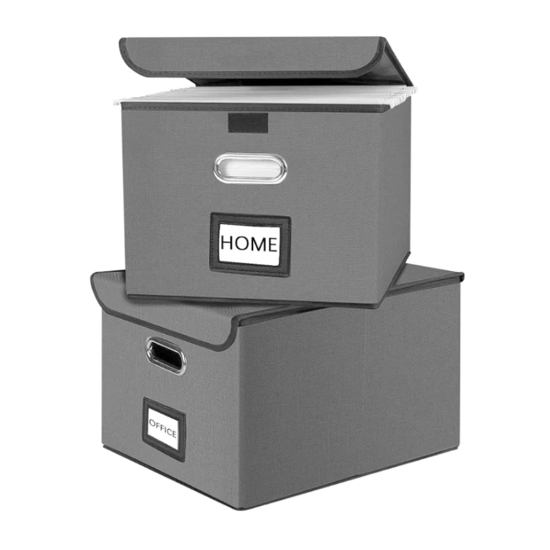 Leinen-Aktenaufbewahrungs-Organizer zum Aufhängen von Briefen/Rechtsordnern