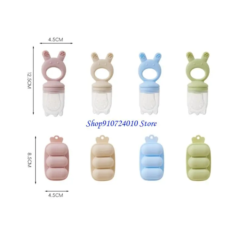 جهاز تغذية فواكه للأطفال 77HD مع صينية تجميد من السيليكون لتخفيف طعام الأطفال #6