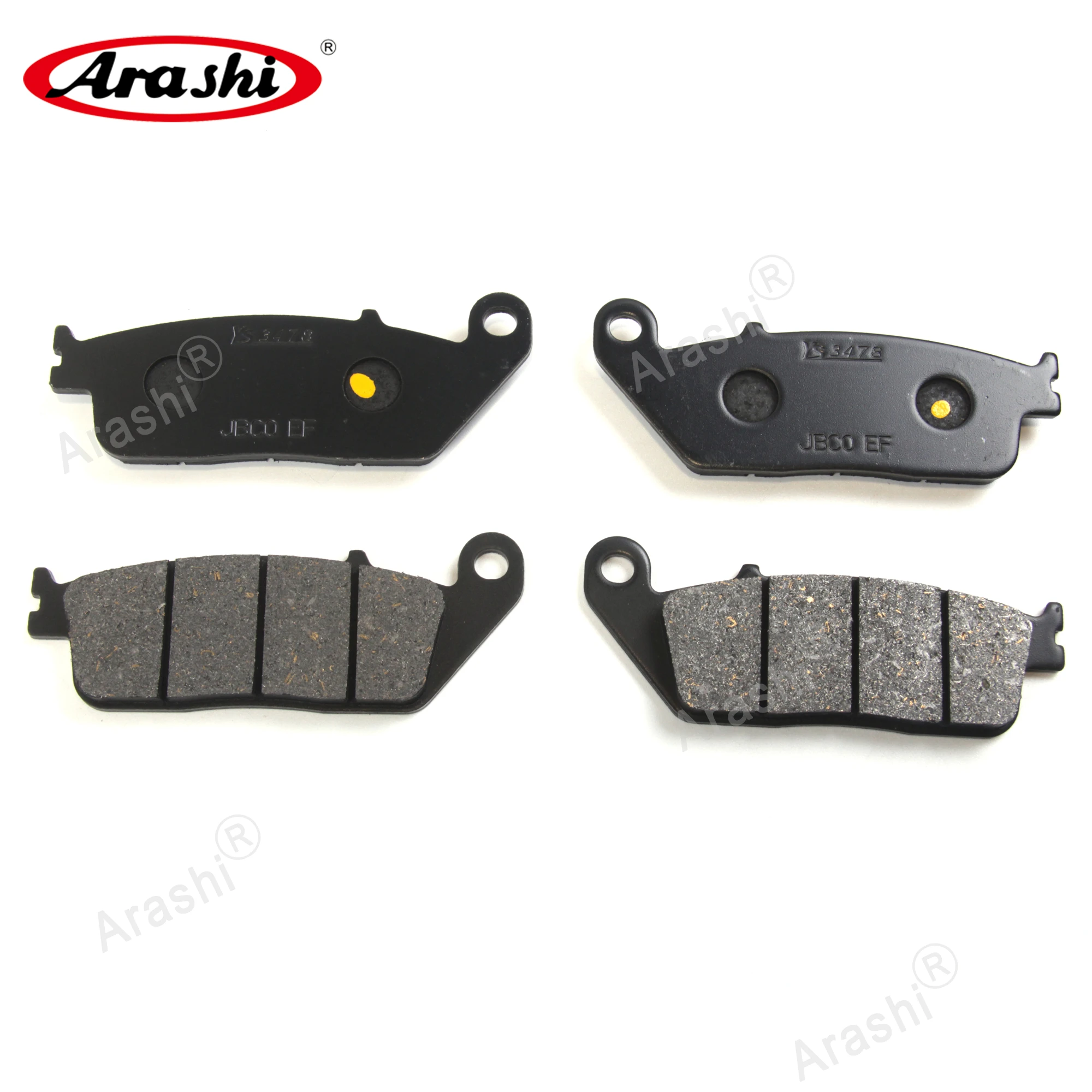 Organic Motorcycle Front Brake Pads For KYMCO Xciting 300i R 2008-2015 XCITING 500 Ri 500Ri 2009 2010 2011 2012 2013 2014