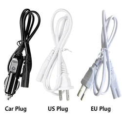 Car EU US Plug Wire Electric Lunch Box Cable Replace Accessories 12V 24V 110V 220V Truck Power Cord Adapter Wires Parts Black