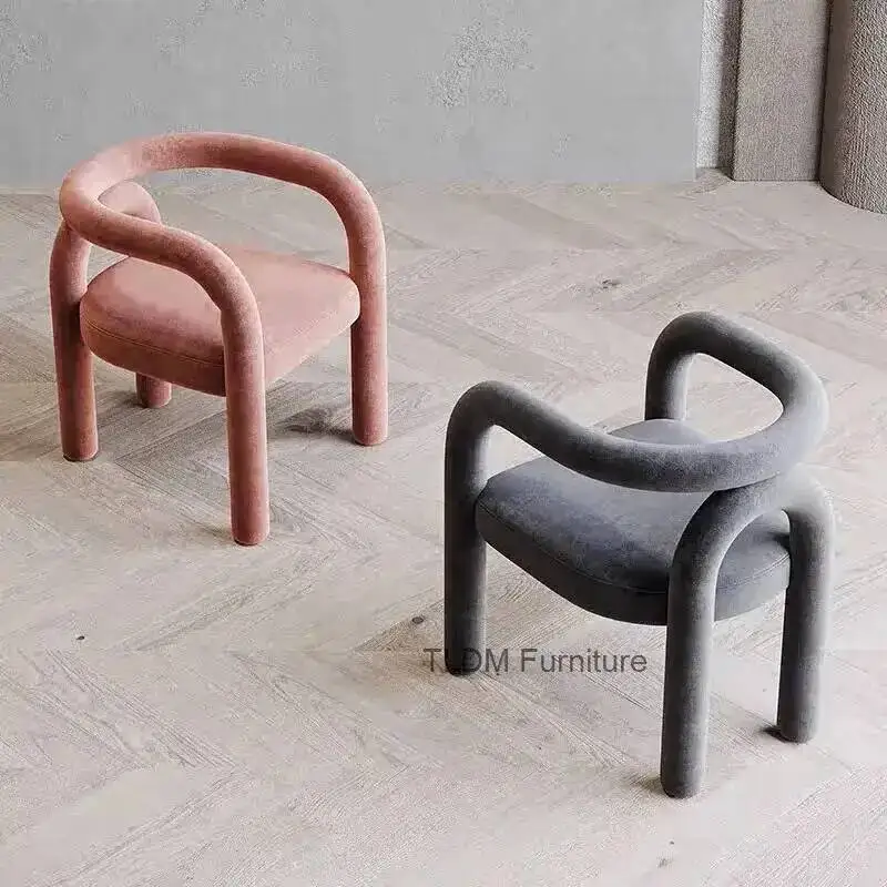 كرسي غرفة المعيشة الحديثة الحد الأدنى غرفة الشمال أريكة الكراسي شقة صغيرة شرفة كرسي الترفيه ضوء كرسي طعام فاخر #5