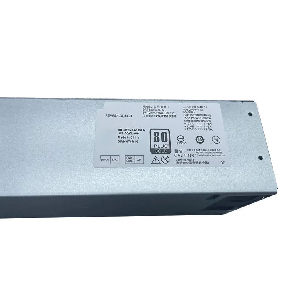 

Desktop Power Supply 600W PSU For Dell 600W Output Built And Tested Compatible With Commercial Models Stable Power Support