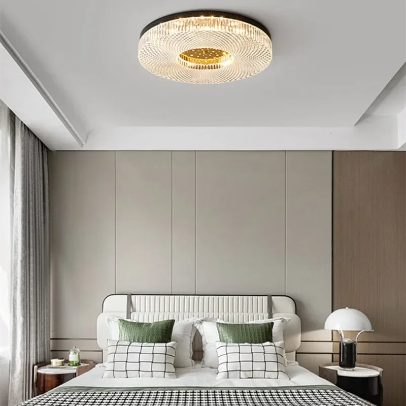 

New Circular Acrylic Ceiling Light Bedroom Living Room Balcony Corridor Acrylic Round Luxury Led Lighting Fixture Decror