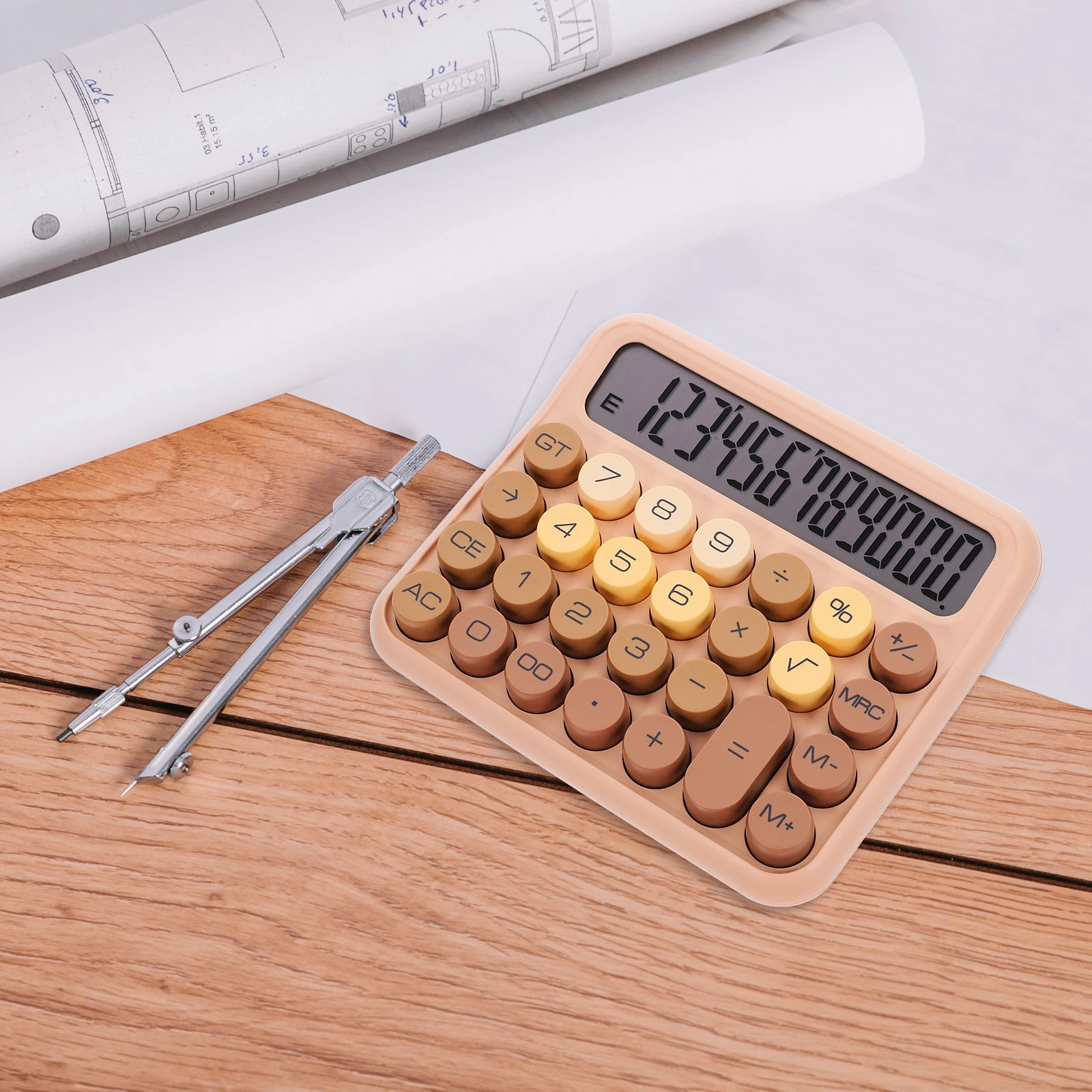 Dopamine Color Calculator Desktop Calculators Tool Math Portable Calculating for Students Supplies Abs Office School Child