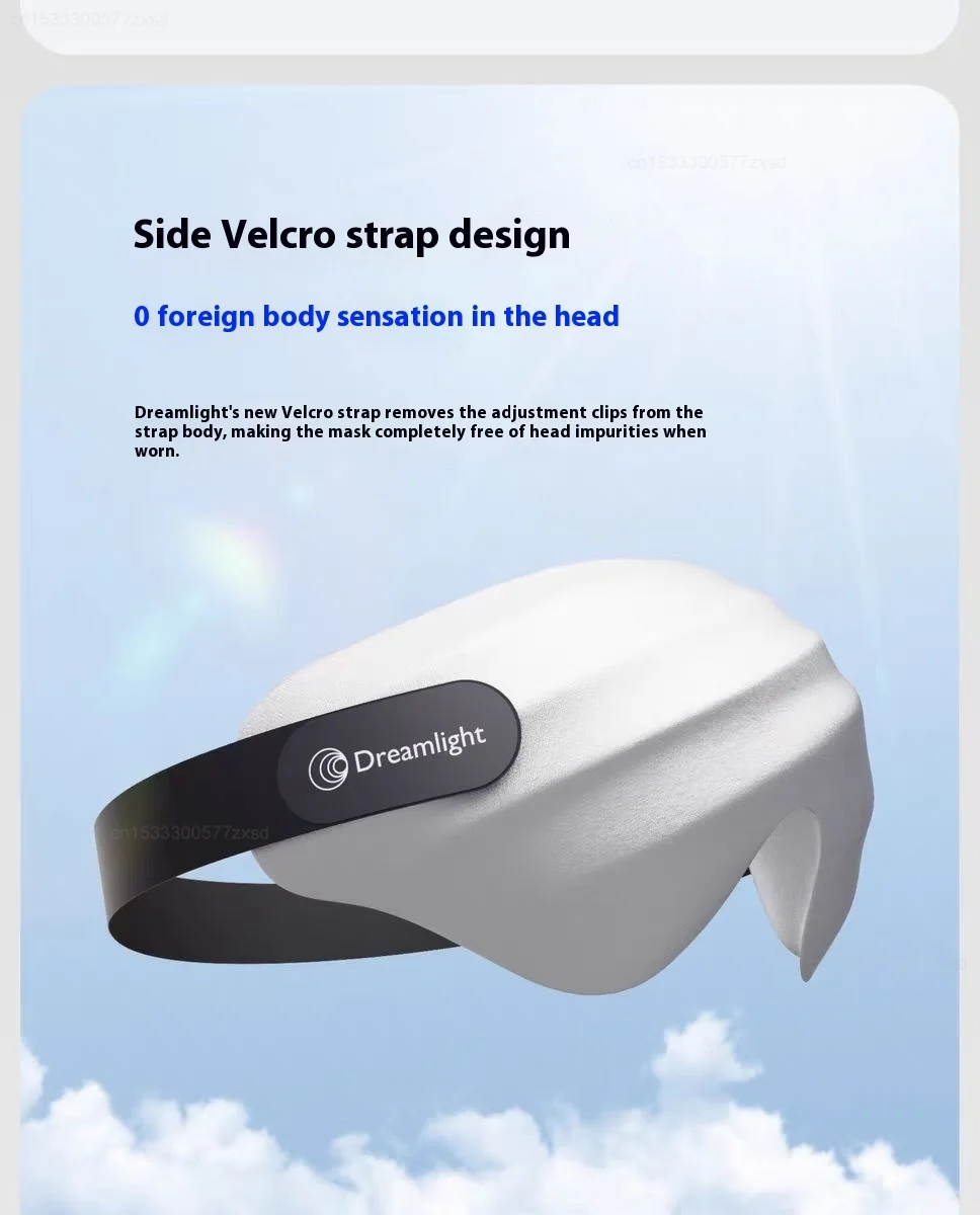 Dreamlight 4Spro Airbag Augenmaske Seiden-Textur Verdunkelung Schlafmaske für Erwachsene Augenermüdung Tragbare Schlafbrille Augenmaske – Detail 14