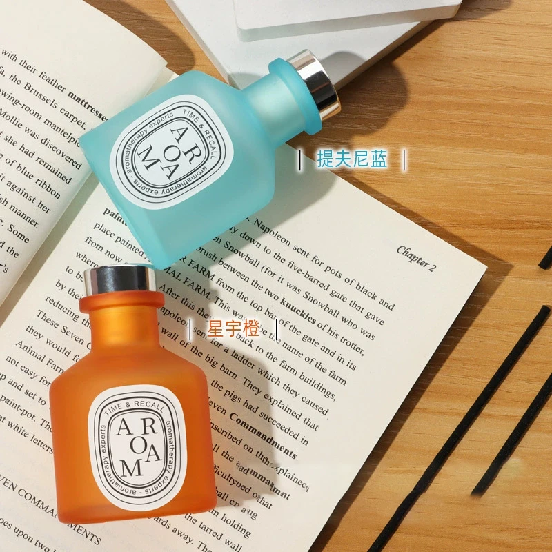 50 مللي عطر منزلي عديم اللهب غرفة فريزيا جاردينيا زيت عطري مع عصا ناشر الروطان غرفة المنزل معطّر الهواء ديكو #4