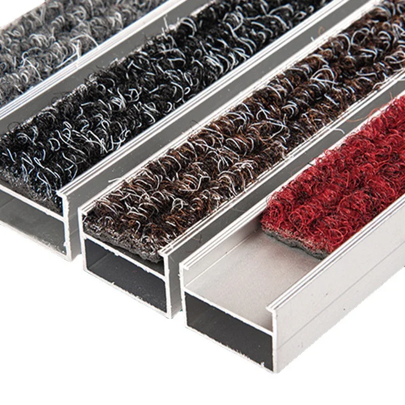 

Tile type, aluminum alloy floor mat, outdoor mud scraping dust-proof, home, shopping mall anti-skid mat