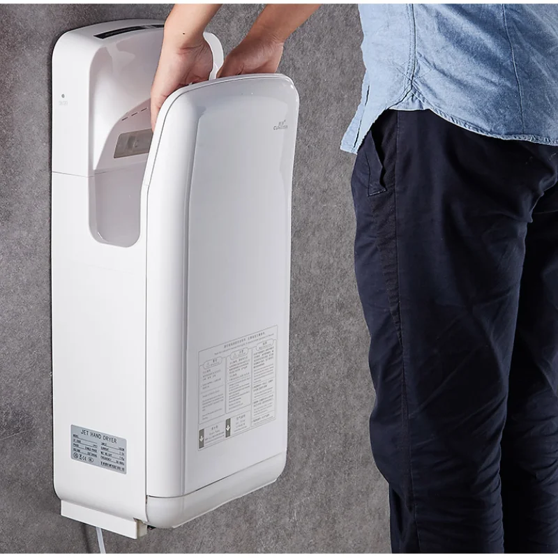 Fully Automatic Hand Dryer Automatic Sensor Hotel Bathroom Hot and Cold Switching High Speed Jet-type Hand Drying Machine