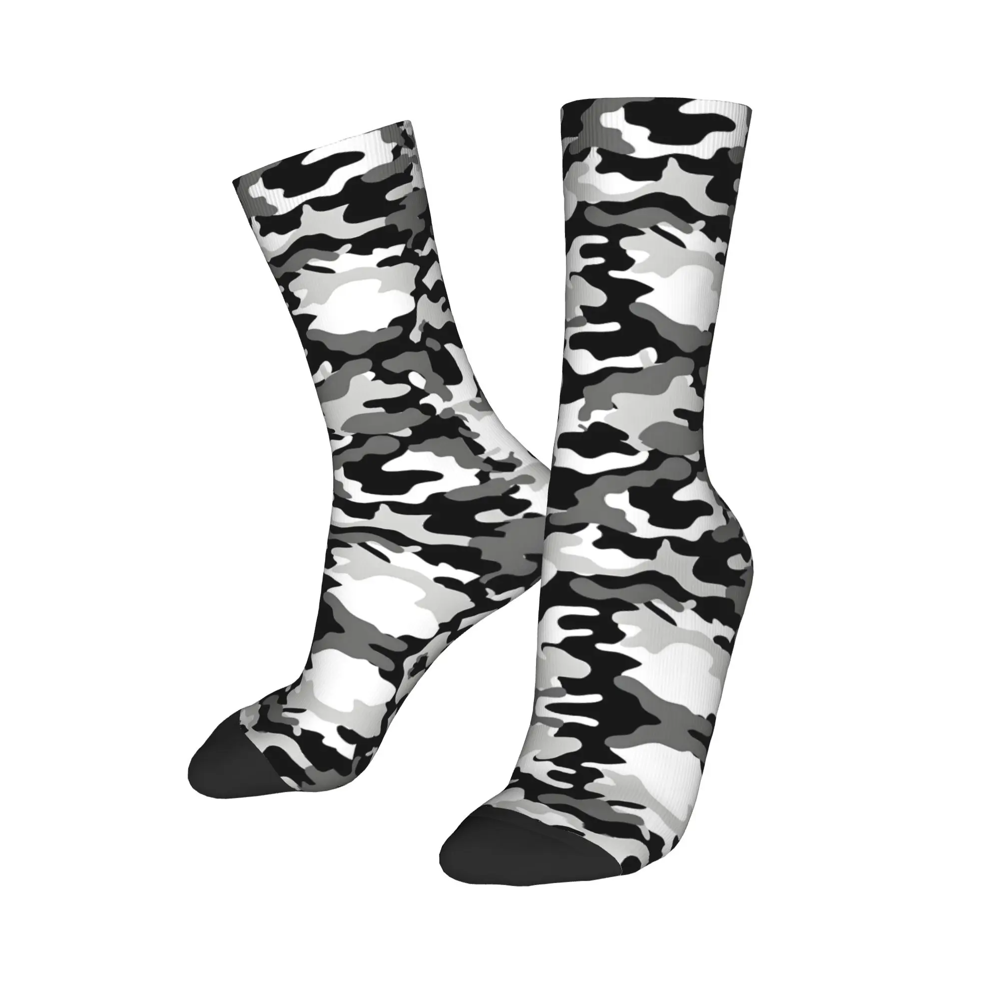 

Custom Kawaii Camouflage Socks Men Women Warm 3D Print Dutch Tblock Camo Football Sports Socks