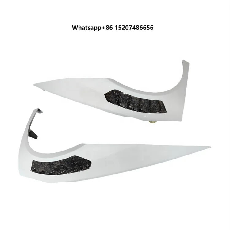 New V-Shaped Half Carbon Forged Pattern  Mudguard Fender 2014 Car for LP580 LP610 Retrofit/Upgrade