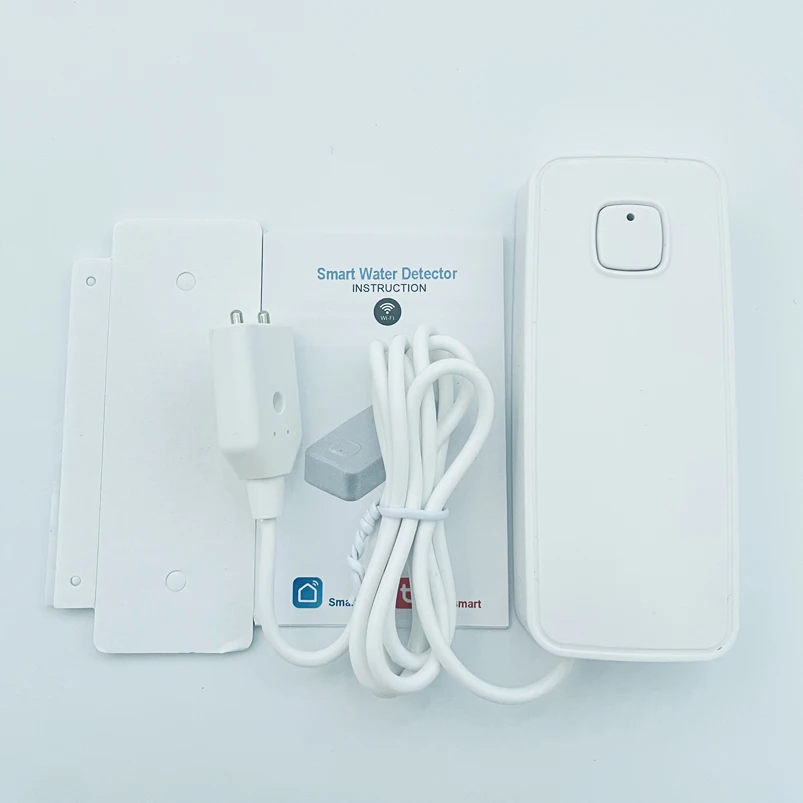1M/3M/5M Water leakage sensor WIFI leak level Sound Alarm detector security Overflow protection Work with Tuya Smart Life App