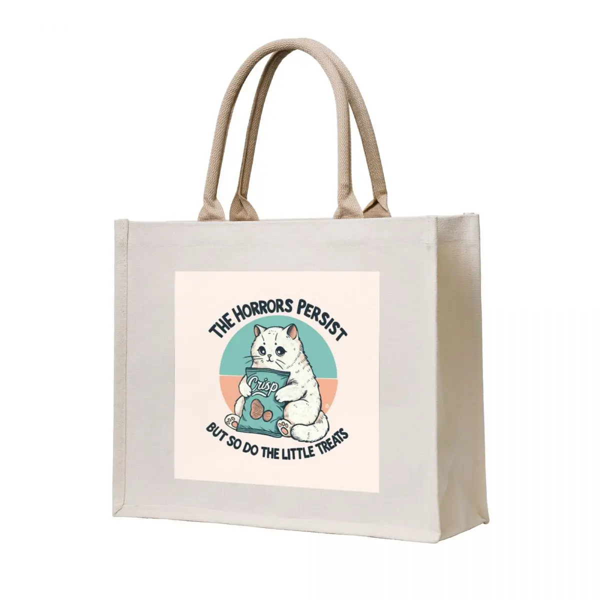 

The Horrors Persist But So Do The Little Treats Tote Bag shopping bag logo free delivery bags Big bag women Shopper