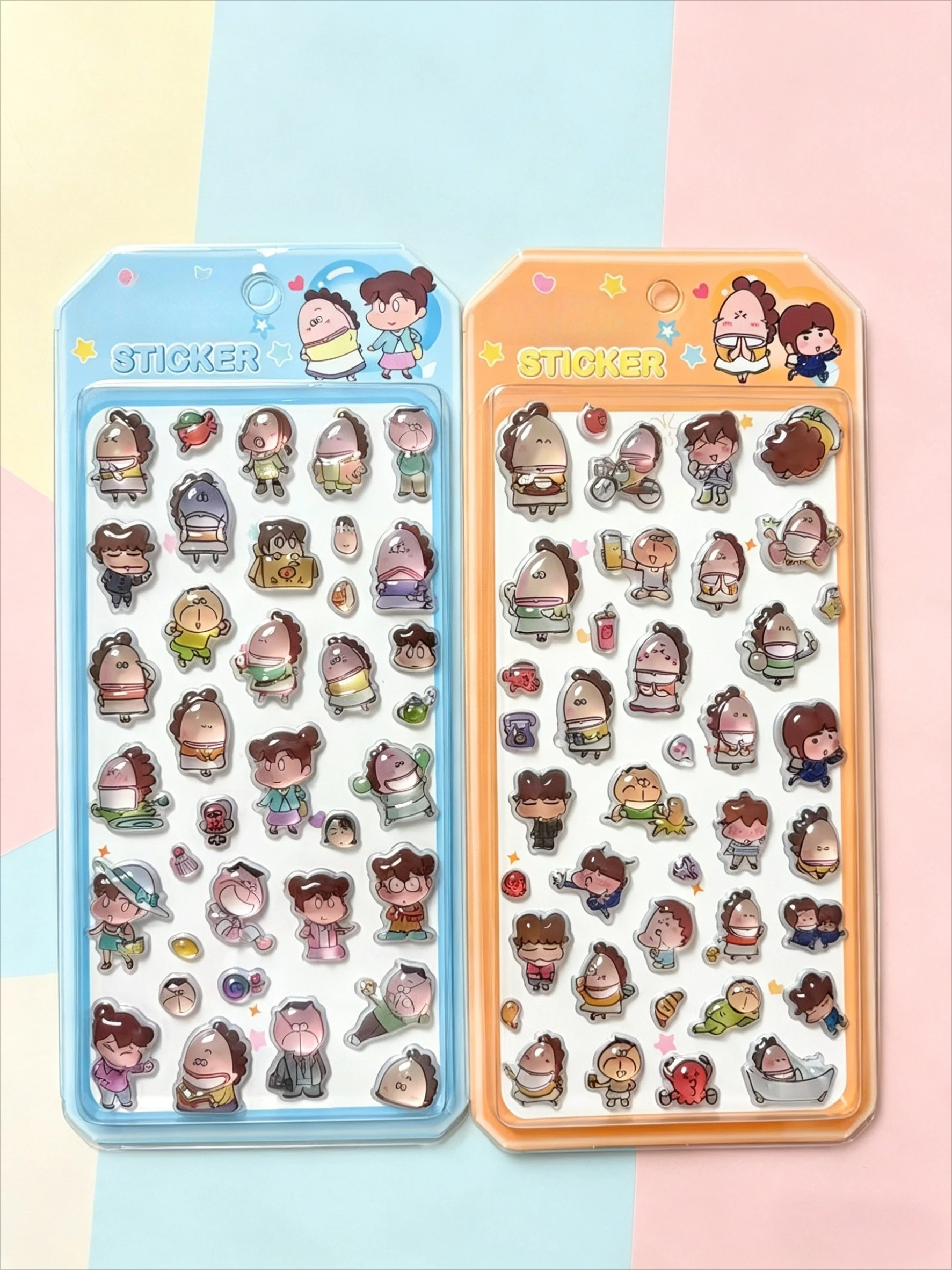 

2026 New Premium 3D Puffy Anime Sticker Pack, Waterproof Epoxy Decals for Laptops, Water Bottles, Phones, Scrapbooks & Gifts
