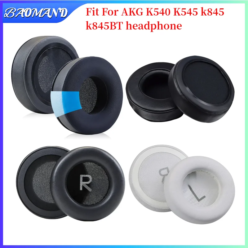 

Ear Pads for AKG K540 K545 k845 k845BT Headphones replacement headband cushion Earpads headset Gamer Leather case