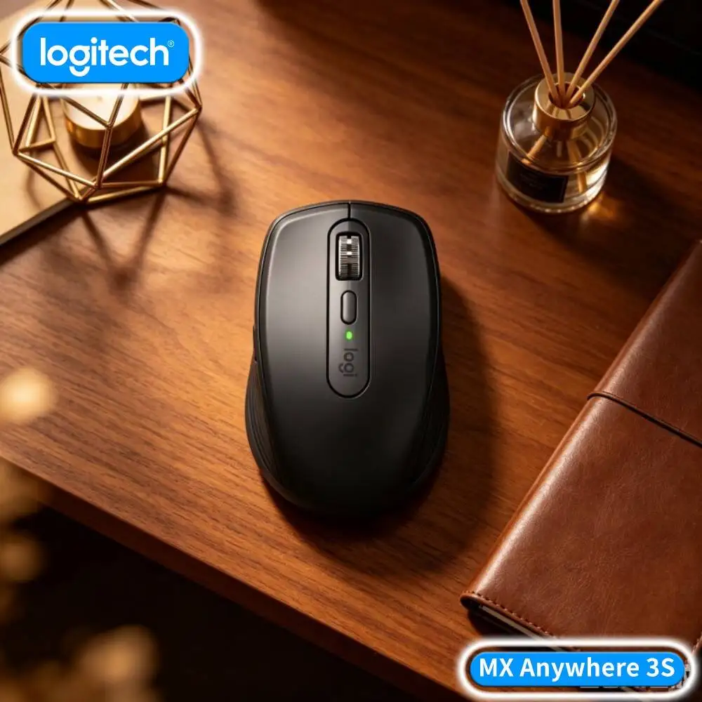 Premium MX Anywhere 3S - 8000 DPI, Hyper-Scroll, Anti-Slip, Perfect for Cross-City Toy Expo & Office Use