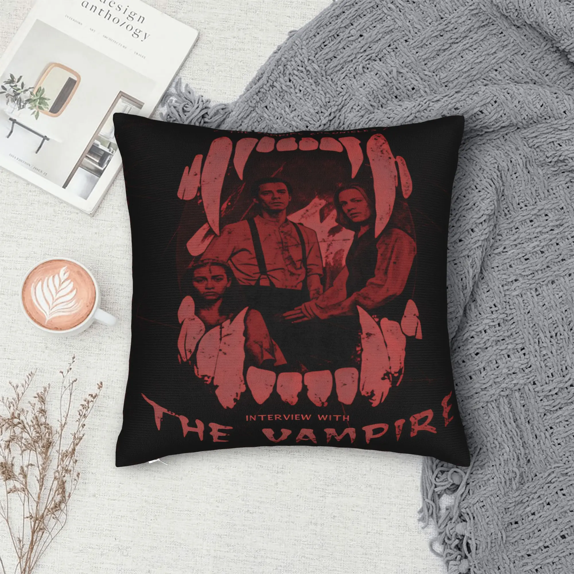 Interview With The Vampire IWTV Pillowcases  Fashion Pillow Case For Chair Sofa Home Decor Graphic Pillow Cover
