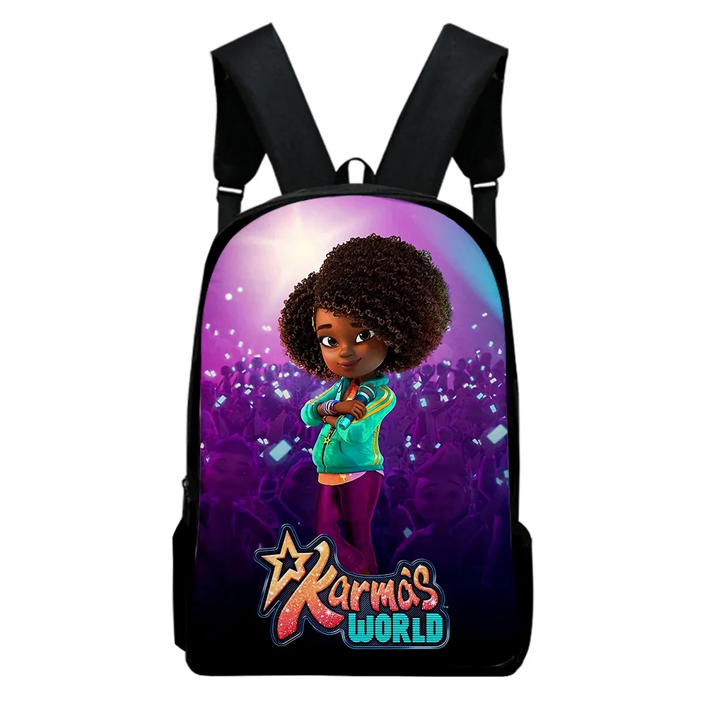 

Karma's World Tv Show Backpack School Bag Adult Kids Bags Unisex Backpack 2023 Casual Style Daypack Harajuku Bags