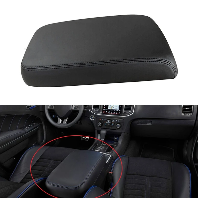 

1VT06DX9AI Car Center Floor Console Arm Rest Lid For DODGE CHARGER CHRYSLER 300 2011-2017