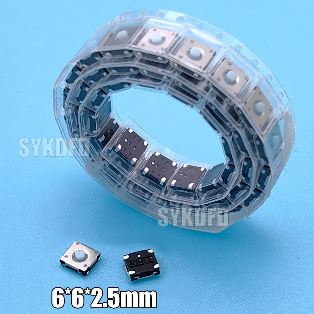 

5/10Pcs 6x6 Mouse Micro Switch Patch Mini Switch Button For Xiaomi Microsoft Arc Touch Sculpt Blue Shadow 4000 6*6*2.5MM