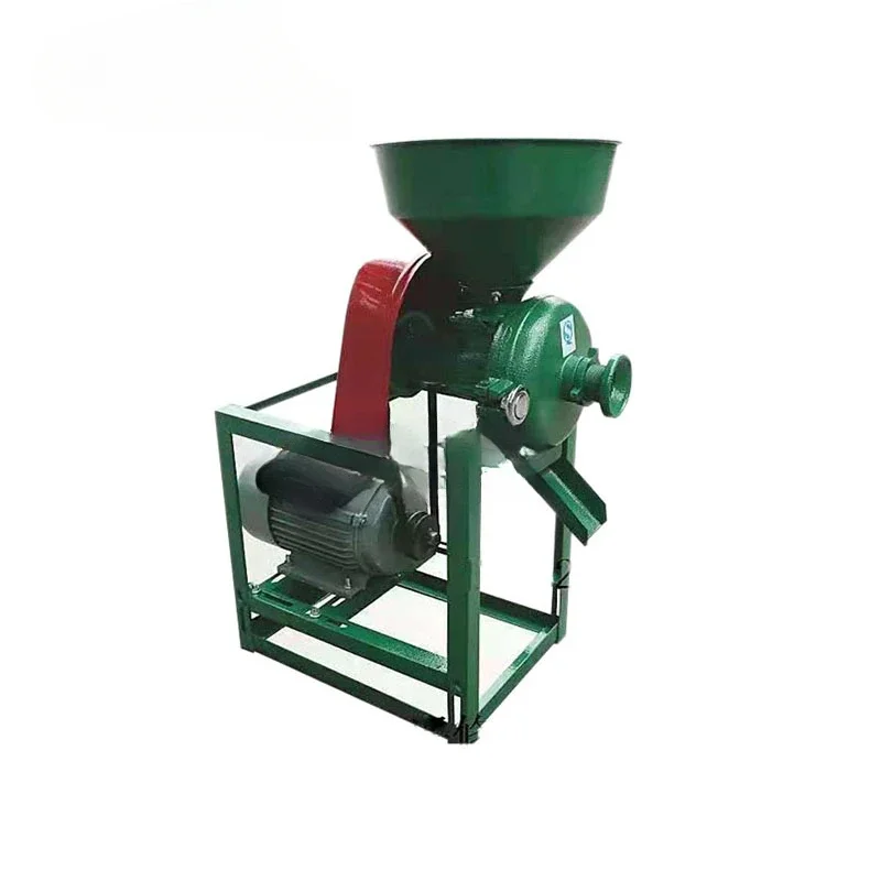 Home Use Corn Maize Spice Grinder Grain Processing Machines Animal Feed Making Machinery Flour Mill