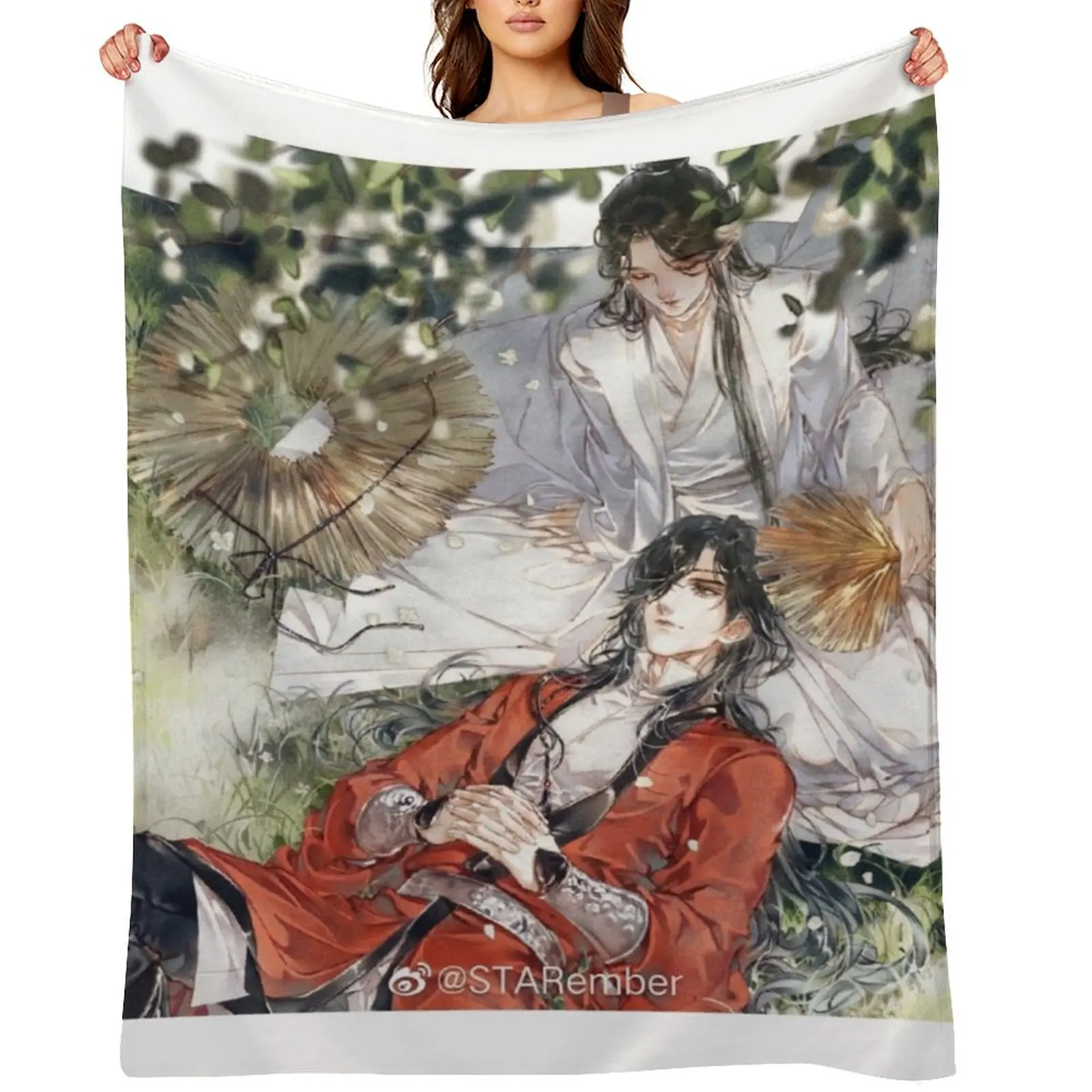 

Hualian Throw Blanket Soft manga Blankets For Bed Sofas Blankets