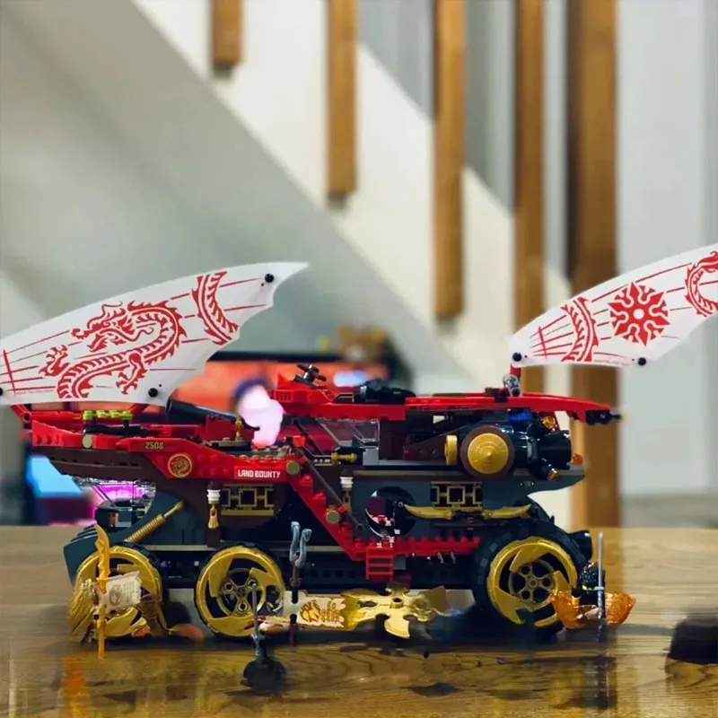 1178 pçs compatível 70677 land bounty carro blocos de construção tijolos modelo educação crianças natal presente aniversário brinquedo